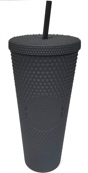 Black Starbucks Plastic 2021 Black Matte Studded Venti Tumbler, 24 Oz | 3496587-CR