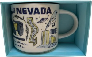 Blue Starbucks Been There Series Nevada Ceramic Coffee Mug, 14 Oz | 9365472-SJ