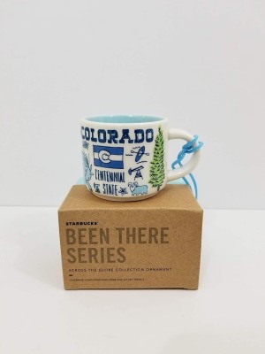 Blue Starbucks Colorado Been There Series Ornament Espresso Mug/Cup 2 Oz | 6180279-NF