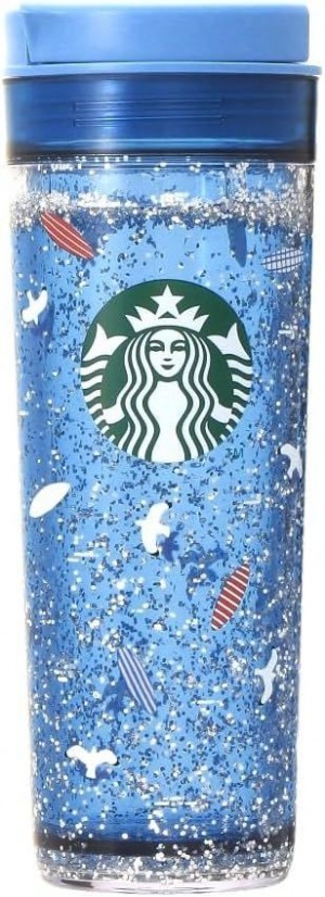 Blue Starbucks Japan Water Intumbler Seaside 473ml/15.9oz, Blue | 9432075-PQ