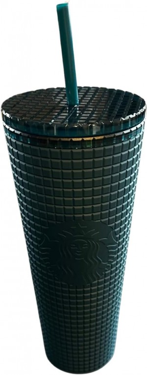 Blue Starbucks Subzero Gridded Matte Blue Venti 24oz Tumbler 2023 | 7415032-UA