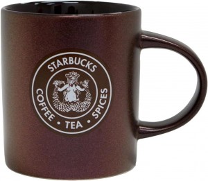 Brown Starbucks Exclusive First Store Seattle Pike Place Brown Mug, Original Logo, 12 Fl Oz | 8963472-DS