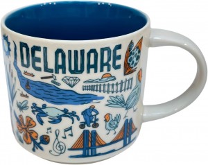 Coffee Starbucks Been There Series Delaware Ceramic Coffee Mug, 14 Oz | 2694018-RW