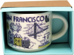 Coffee Starbucks Been There Series San Fransisco Ceramic Demitasse Ornament Mug, 2 Oz | 9201458-AC