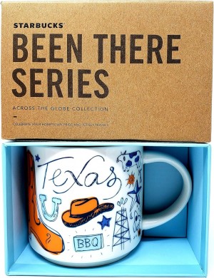 Coffee Starbucks Texas Coffee Mug, Been There Series Across The Globe Collection, 14 Ounces | 8401532-DF