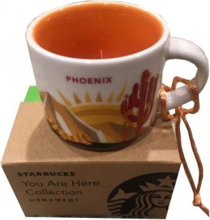 Coffee / Red Starbucks State Or City You Are Here Collection Ceramic Coffee Mug Demitasse Ornament 2 Oz (Phoenix) | 0285937-KY