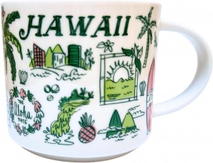 Green Starbucks Been There Series Hawaii Ceramic Mug, 14 Oz | 0324195-QA