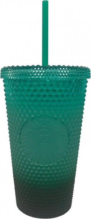 Green Starbucks Green Gradient Studded Tumbler Fall Winter Holiday 2022 (16 Oz - Grande) | 8620475-ZN