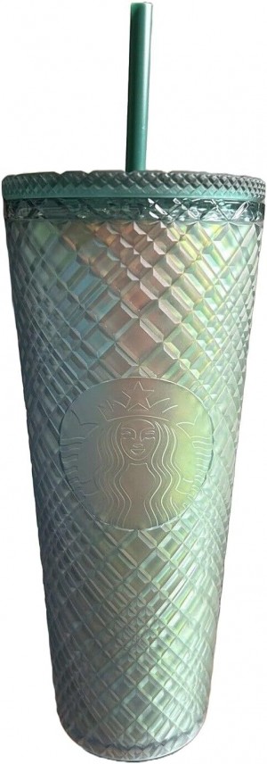 Green Starbucks Green Jeweled Venti Tumbler Insulated Cold Cup 24 Oz | 6130849-MW