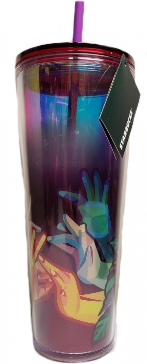 Multicolor Starbucks 2021 American Sign Language Asl Hand Movements Venti Tumbler 24 Oz | 6423801-LC