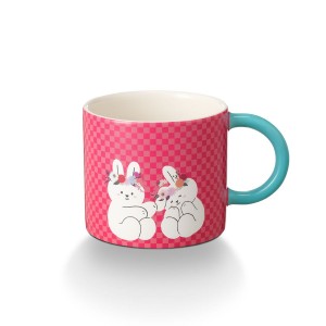 Multicolor Starbucks Ceramic New Year Rabbit Mug 12oz | 5641903-MQ