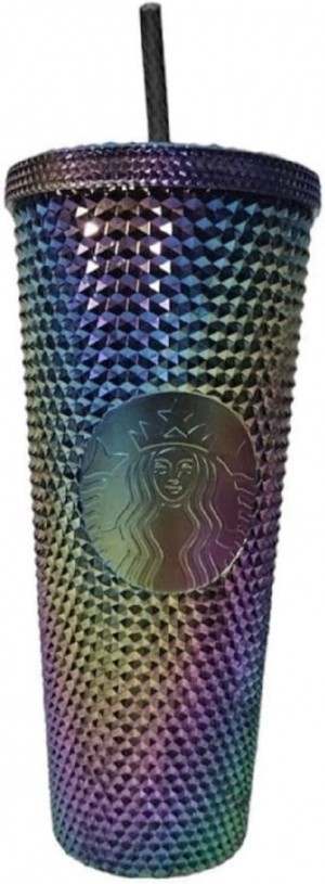 Multicolor Starbucks Halloween 2023 Oil Slick Rainbow Iridescent Venti Tumbler 24oz | 7856034-KE