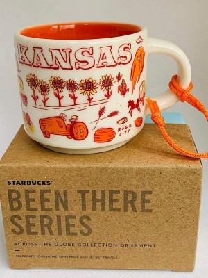 Multicolor Starbucks Kansas Been There Series Across The Globe Collection Ceramic Coffee Demitasse Mug Ornament 2 Fl Oz | 3296407-JY