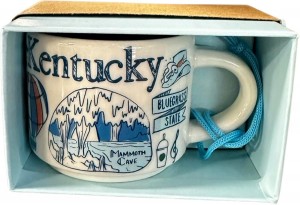 Multicolor Starbucks Kentucky Been There 2oz Demittasse Cup Ornament | 5382046-YF