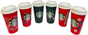 Multicolor Starbucks Reusable Color Changing 6 Hot Cups | 6213875-TY