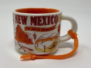 Orange Starbucks New Mexico Been There Series Espresso Cup Ornament Demitasse Mug 2oz | 6107932-MZ