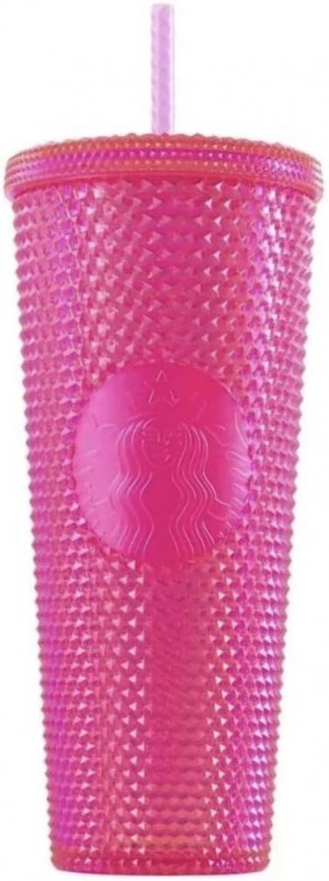 Pink Starbucks 2019 Holiday Studded Tumbler Neon Pink,24 Fluid Ounce | 7518064-IZ