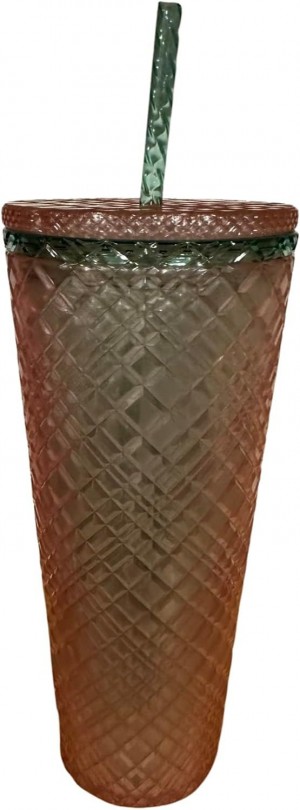 Pink Starbucks 2023 Spring Pink Pearl Jeweled Venti 24oz Tumbler With Straw | 7052691-DY