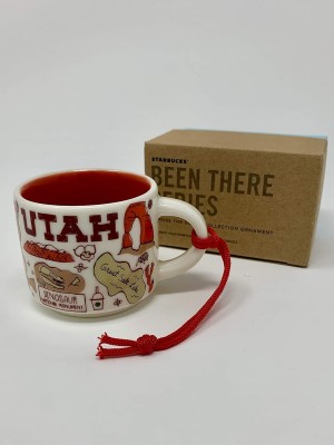 Red Starbucks Utah Been There Collection Ceramic Espresso Mug Demitasse Ornament 2 Oz | 4978601-DE