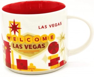 White Starbucks Las Vegas Cup Coffee Mug You Are Here Collection | 3582791-LW