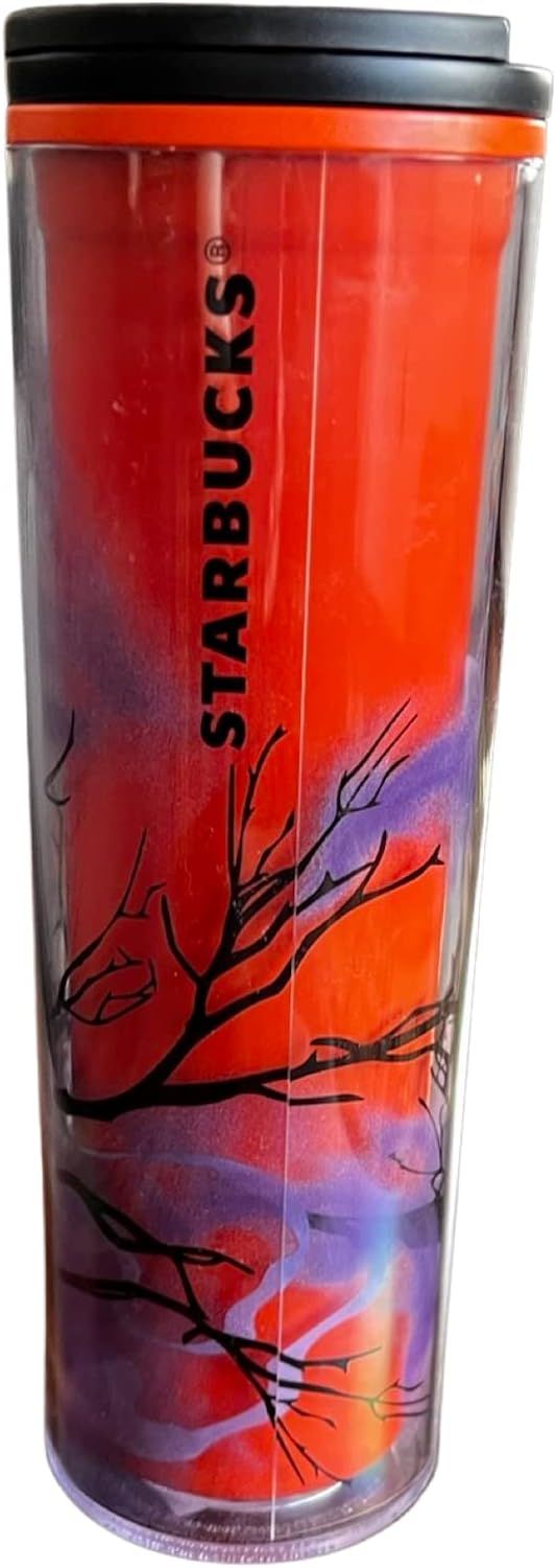 Black Starbucks 2022 Fall Halloween Raven 16oz Hot Coffee Tumbler | 2367154-WV