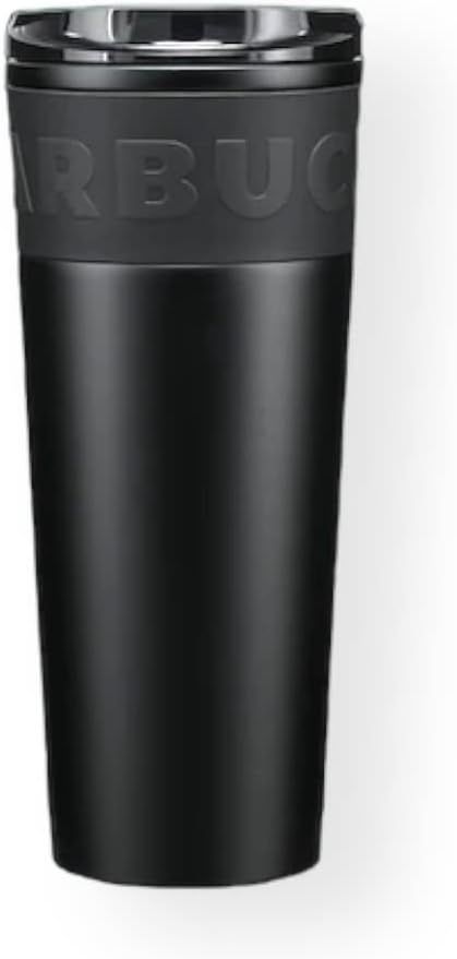 Black Starbucks Matte Black Stainless Steel Tumbler With Grip Grande 16 Oz Hot Drinks Coffee Tea | 6583492-BK