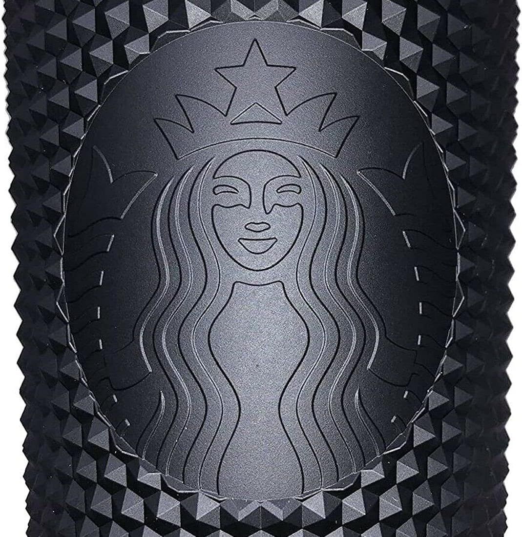 Black Starbucks Plastic 2021 Black Matte Studded Venti Tumbler, 24 Oz | 2894071-VO