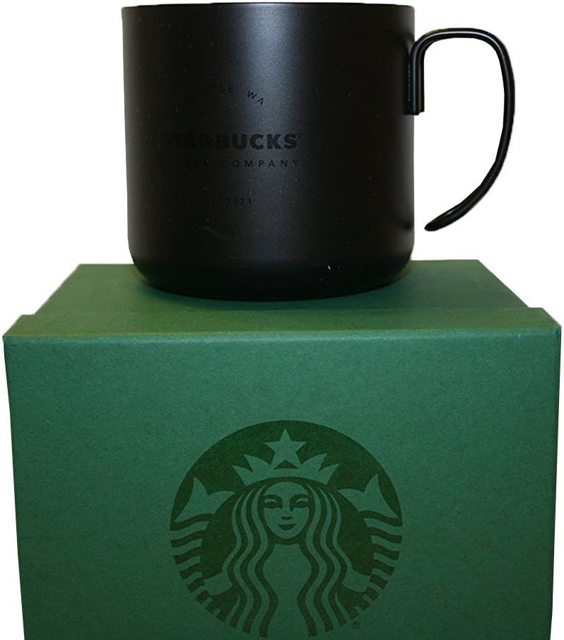 Black Starbucks Stainless Steel Cup With Wire Handle Black Finish (Black) | 8536940-EB