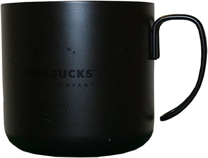 Black Starbucks Stainless Steel Cup With Wire Handle Black Finish (Black) | 8536940-EB