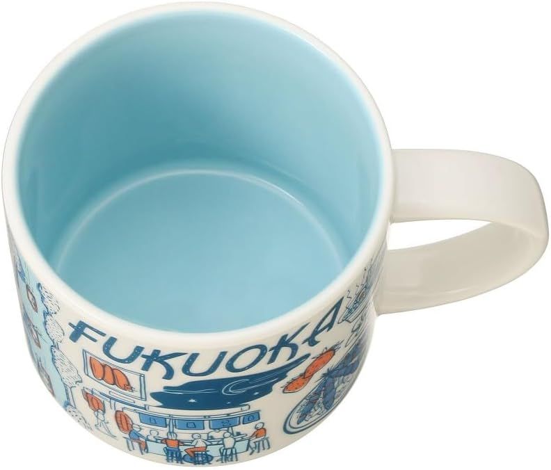 Blue Starbucks 2021 Fukuoka Been There Series 14.0 Fl Oz (414 Ml), Regular Size, Blue | 2740961-KG