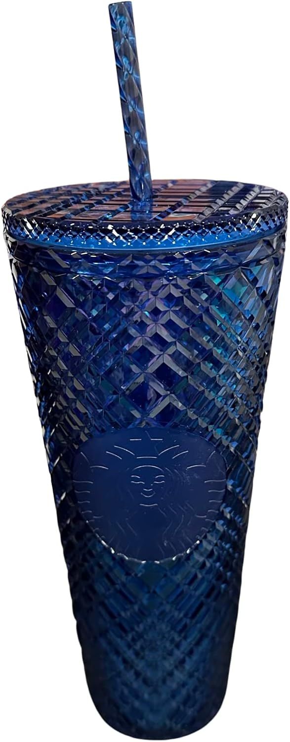 Blue Starbucks 2022 Holiday Jewel Venti 24oz Tumbler With Straw | 1264587-CU