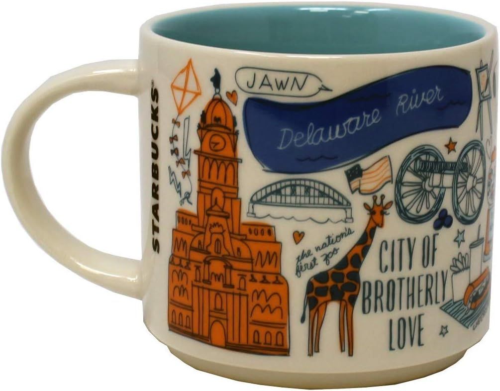 Blue Starbucks Been There Series Philadelphia Ceramic Mug, 14 Oz | 3408169-AH