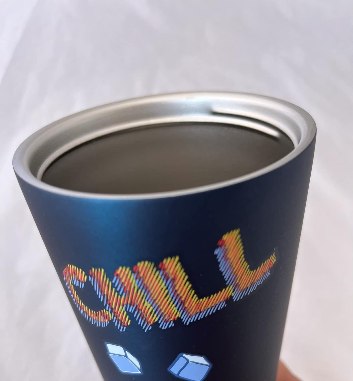 Blue Starbucks Stainless Steel Tumbler Chill Lips Hearts Venti 24 Oz | 5729613-OG