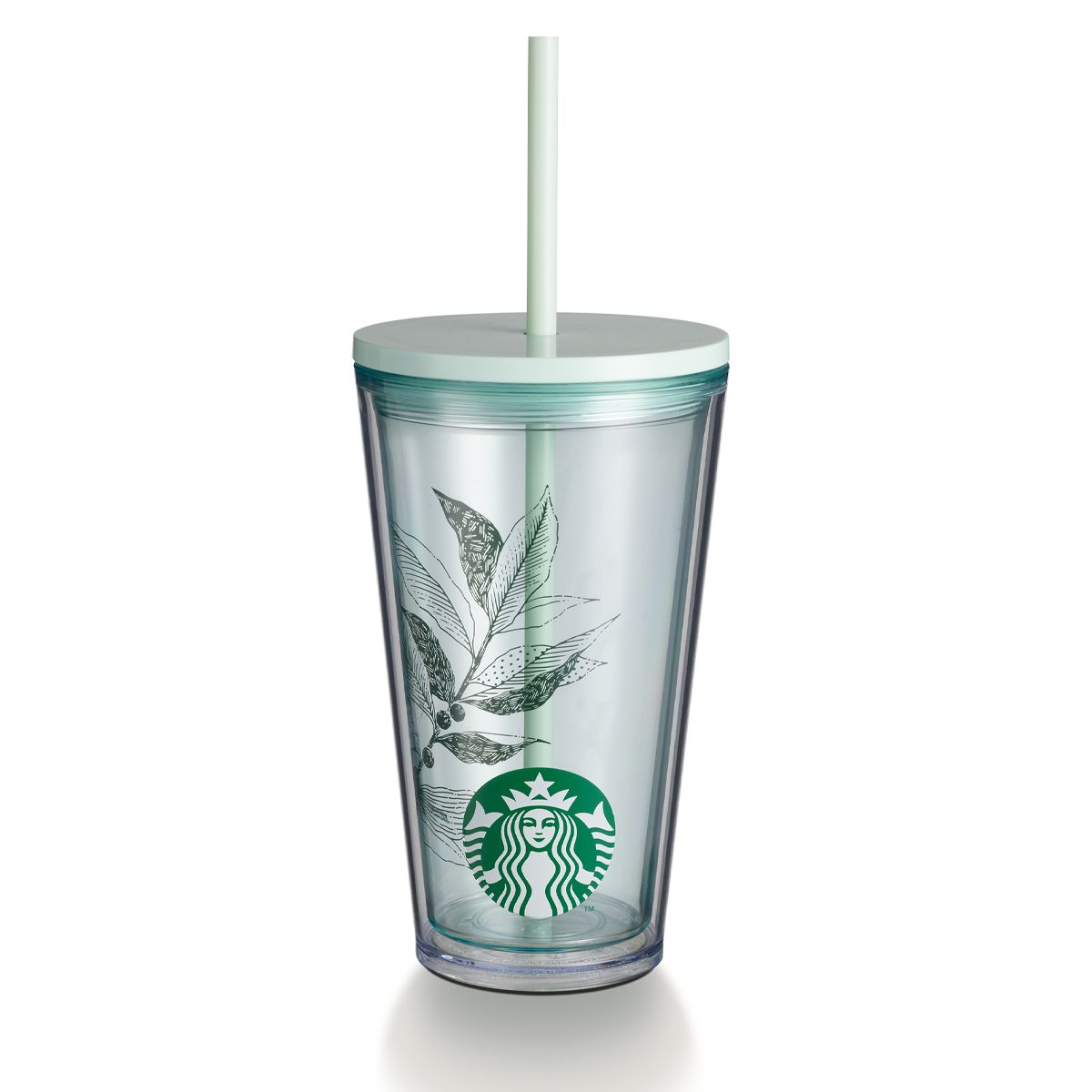 Coffee Pink Starbucks Plastic Coffee Cherry & Siren Cold Cup 16oz | 2196547-CG