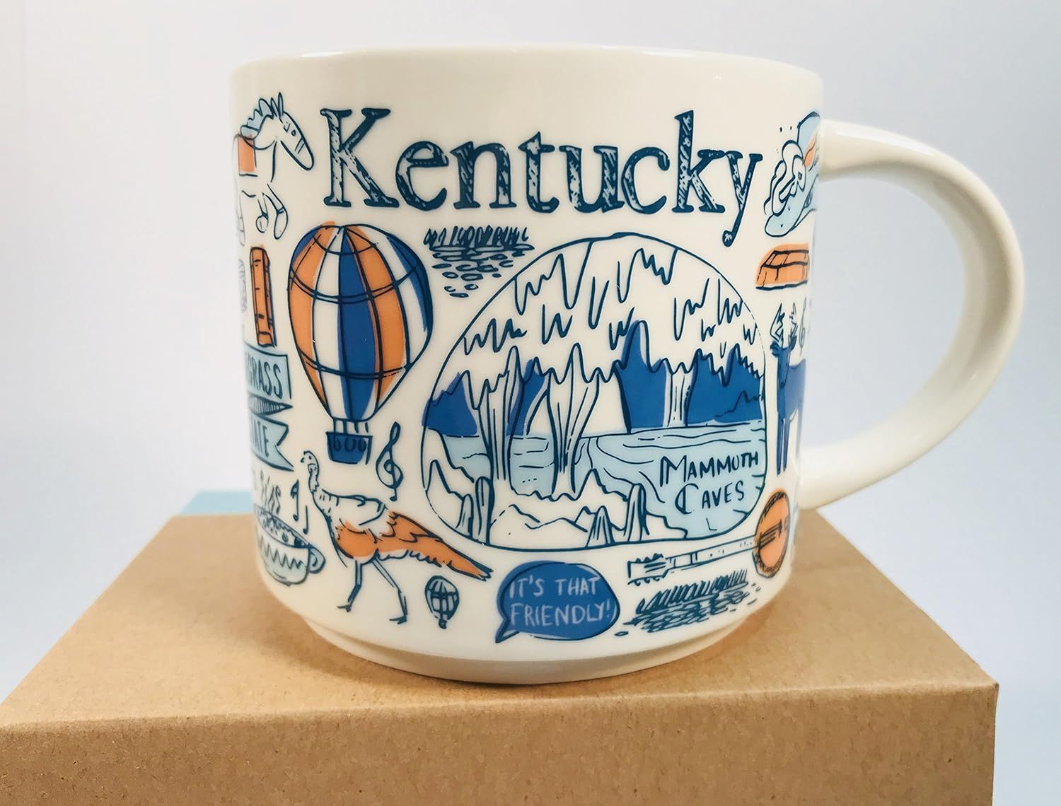 Coffee Starbucks Kentucky Coffee Mug Been There Series Across The Globe Collection,14 Ounce | 3784015-WK