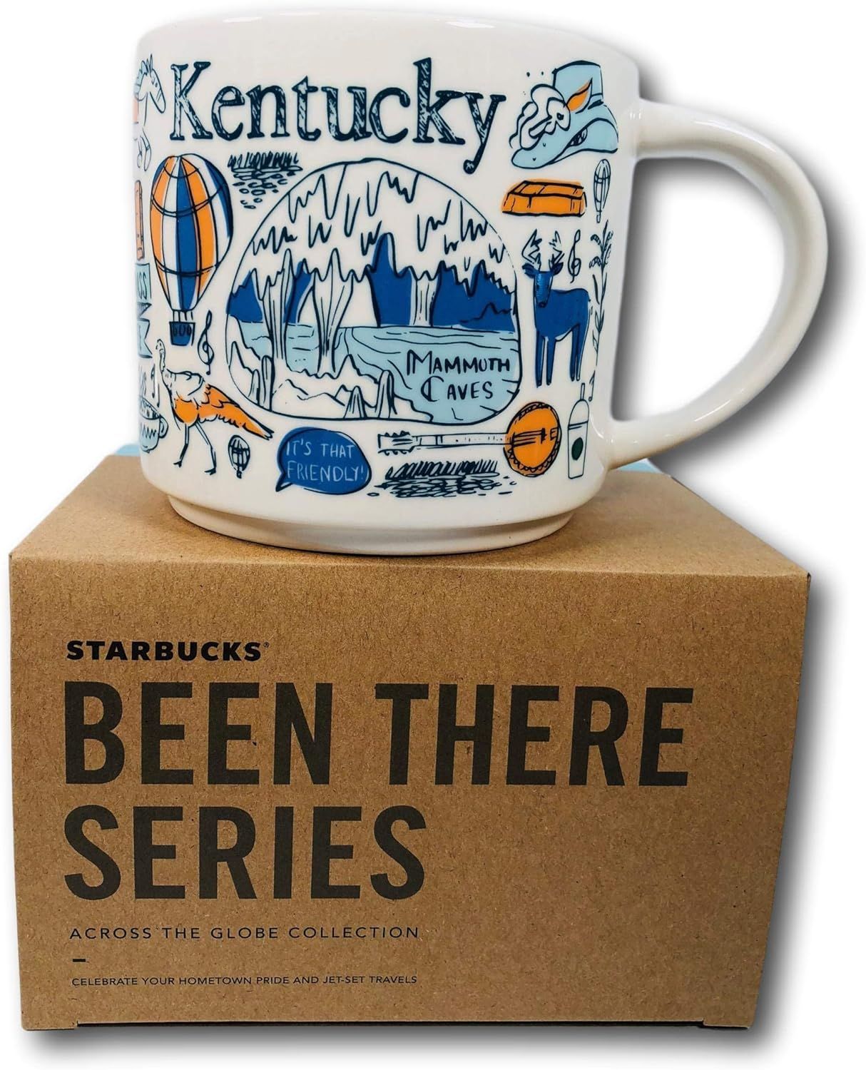 Coffee Starbucks Kentucky Coffee Mug Been There Series Across The Globe Collection,14 Ounce | 3784015-WK