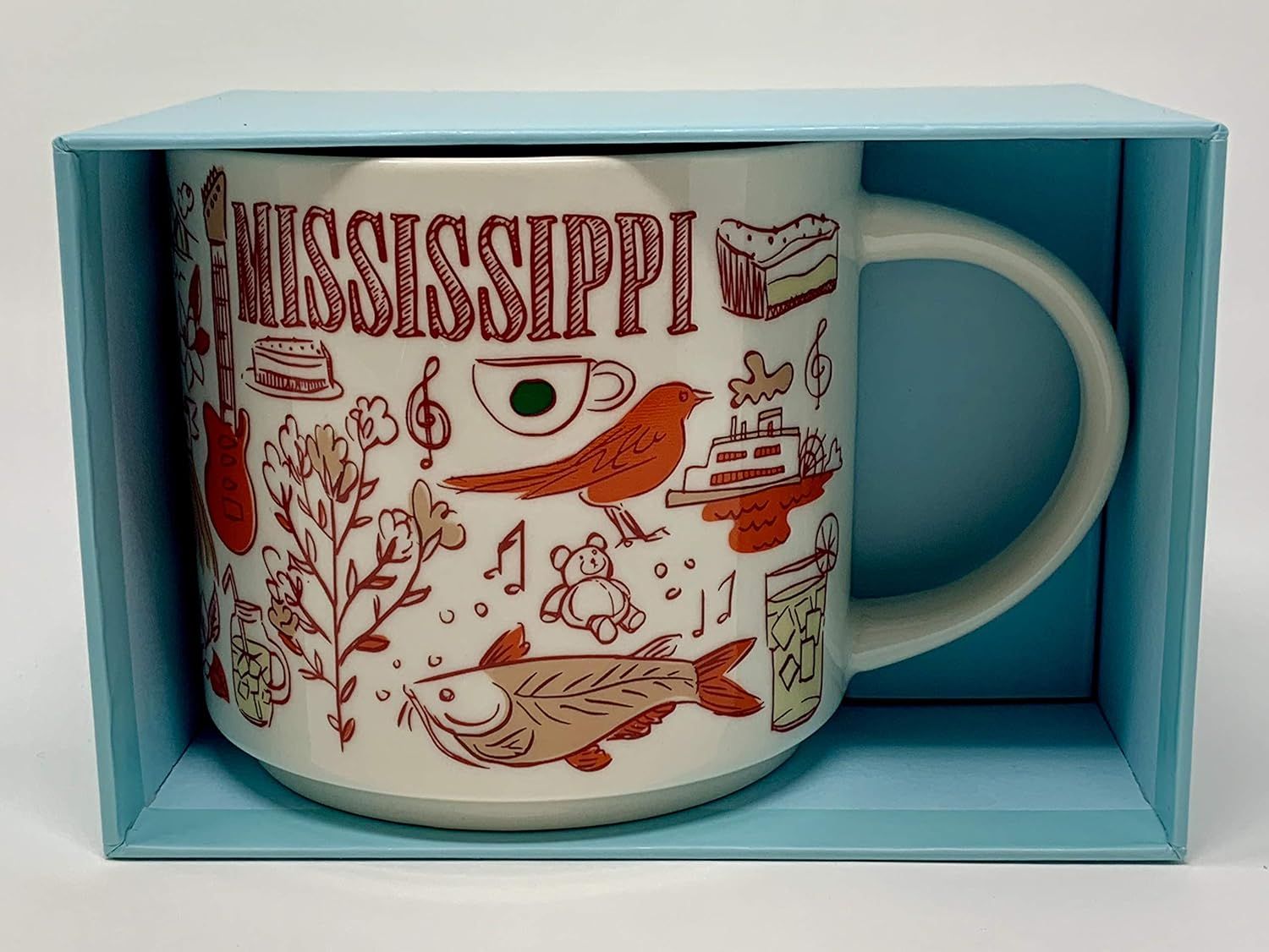 Coffee Starbucks Mississippi Been There Series Across The Globe Collection Ceramic Coffee Mug | 9521073-BQ