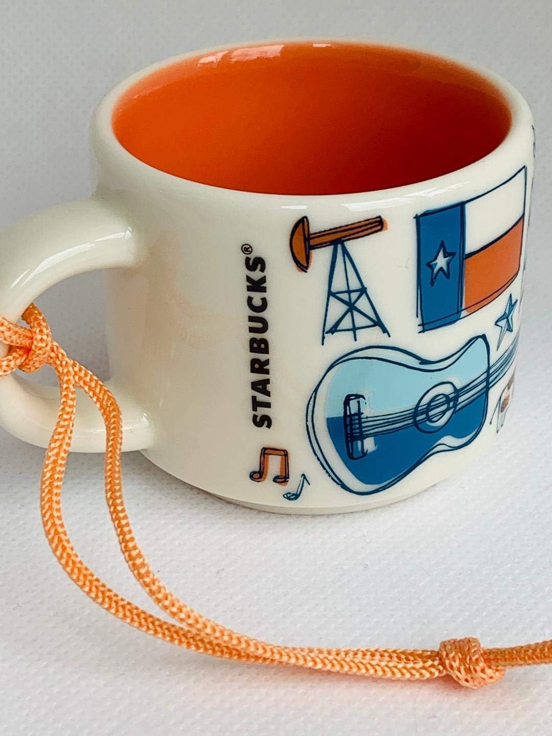 Coffee Starbucks Texas Been There Series Across The Globe Collection Ornament Ceramic Coffee Demitasse Mug, 2 Fl Oz | 4137692-NV