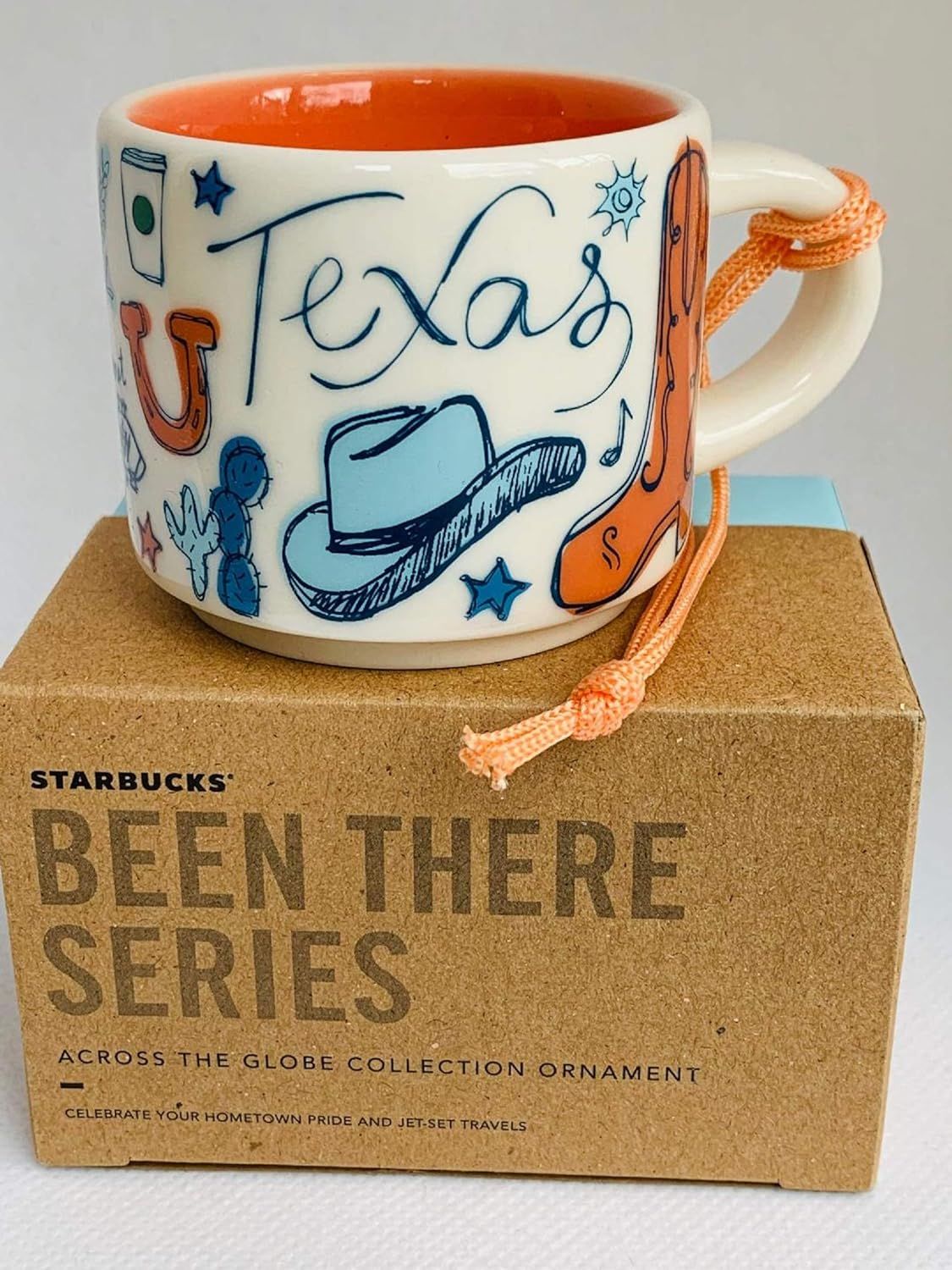 Coffee Starbucks Texas Been There Series Across The Globe Collection Ornament Ceramic Coffee Demitasse Mug, 2 Fl Oz | 4137692-NV