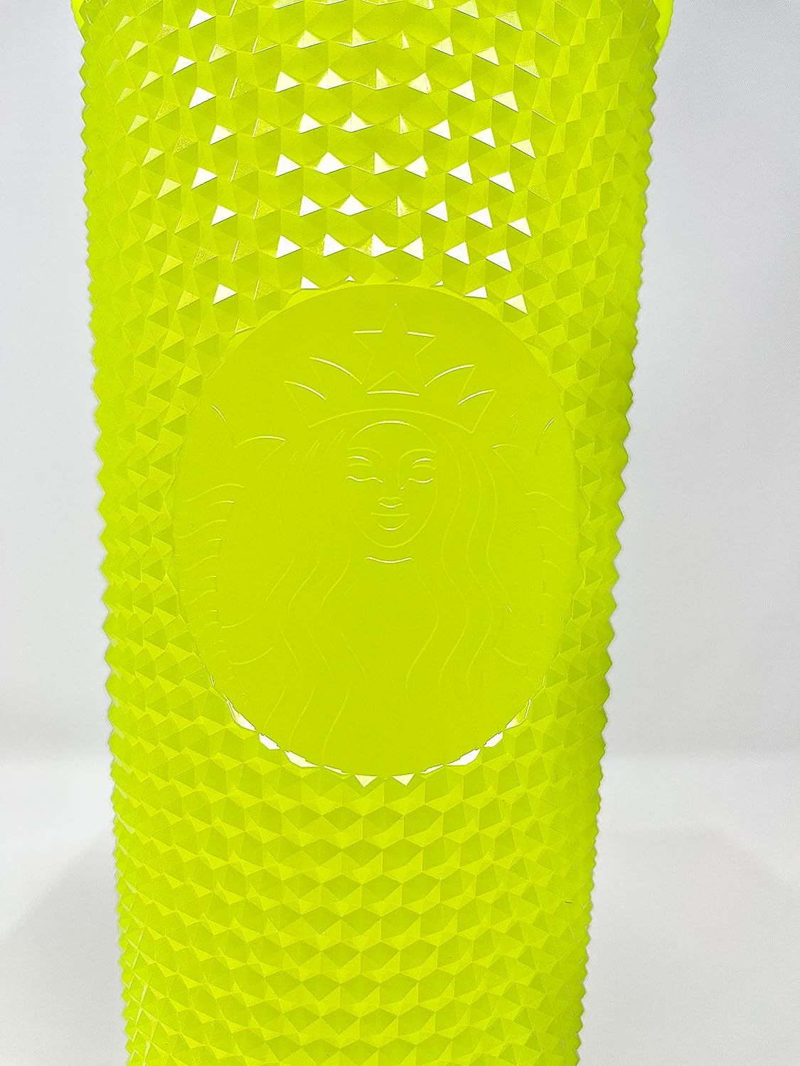 Green Starbucks 24 Oz Double Wall Glow In The Dark Black Light Uv Slime Green Cold Cup Tumbler | 0428391-ZX