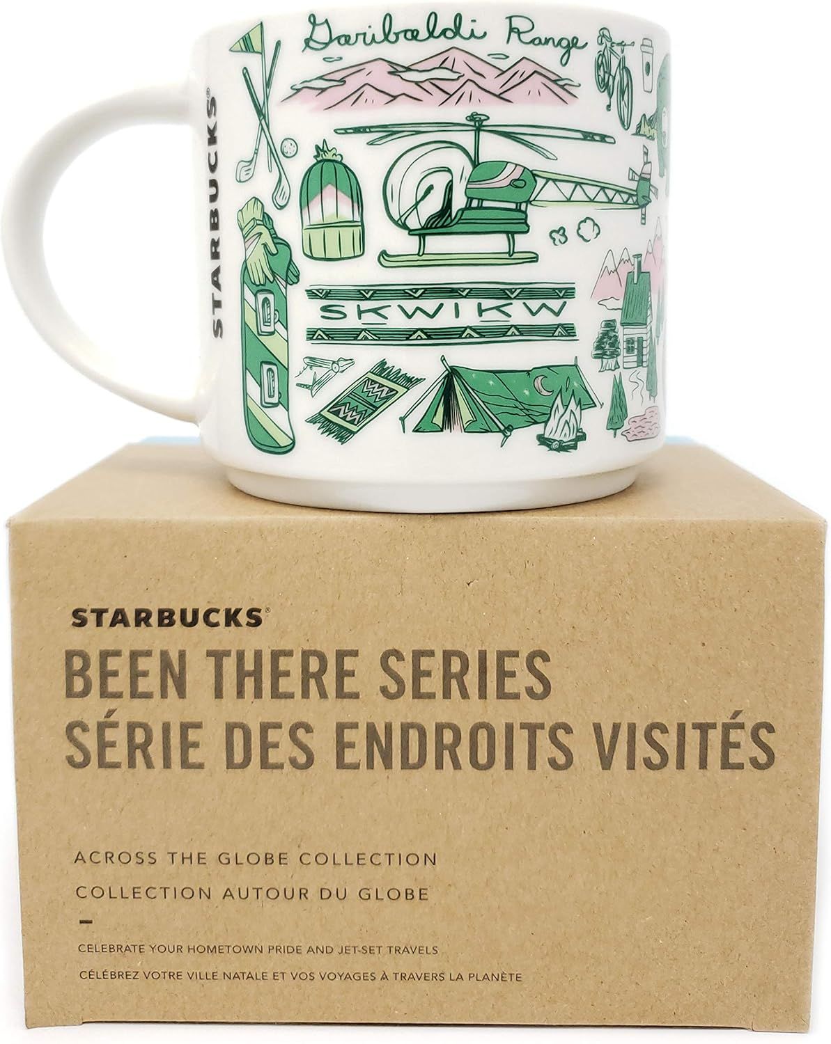 Green Starbucks Been There Series - Whistler, British Columbia Bc, Canada, 14 Fl Oz | 3026489-JG