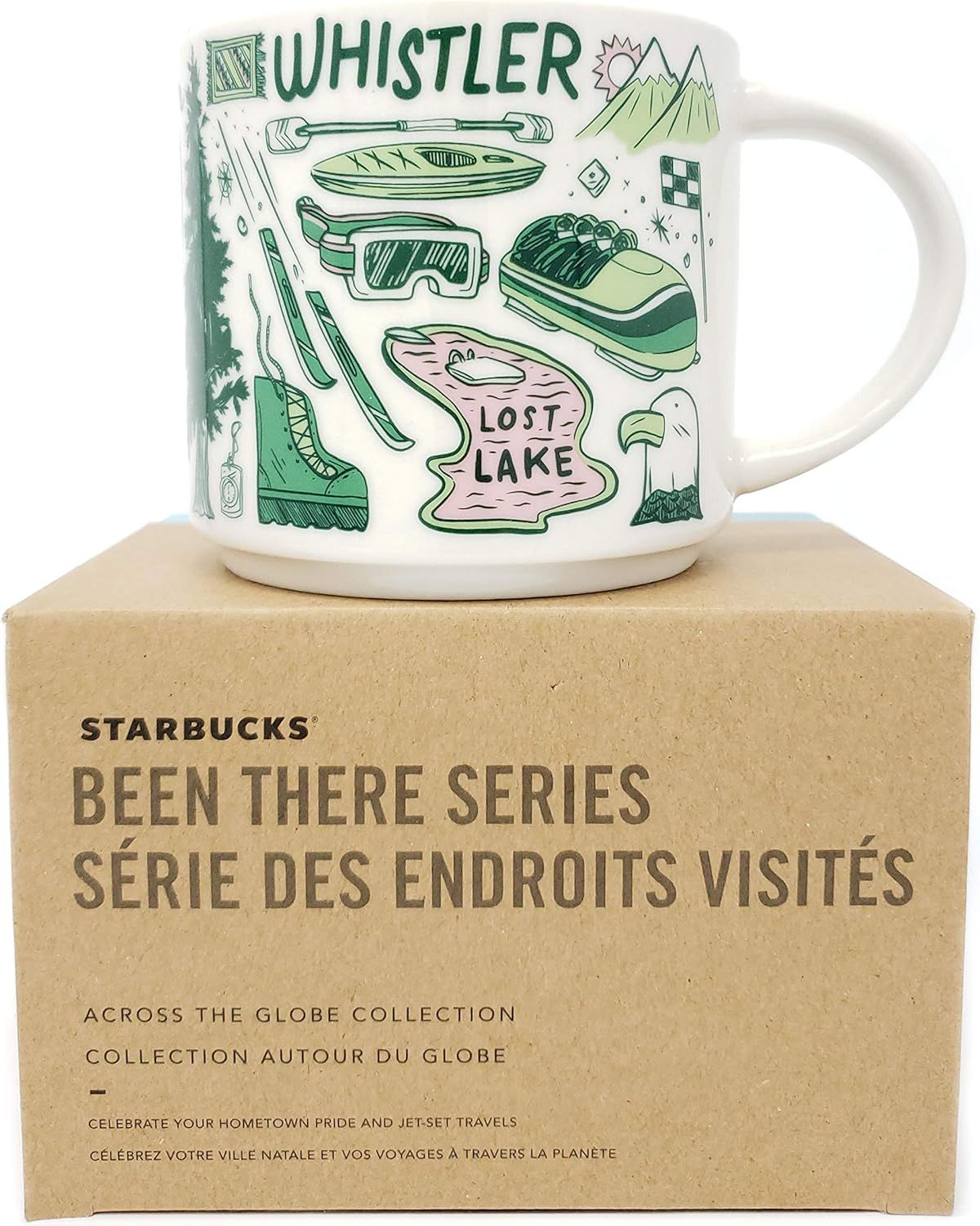 Green Starbucks Been There Series - Whistler, British Columbia Bc, Canada, 14 Fl Oz | 3026489-JG