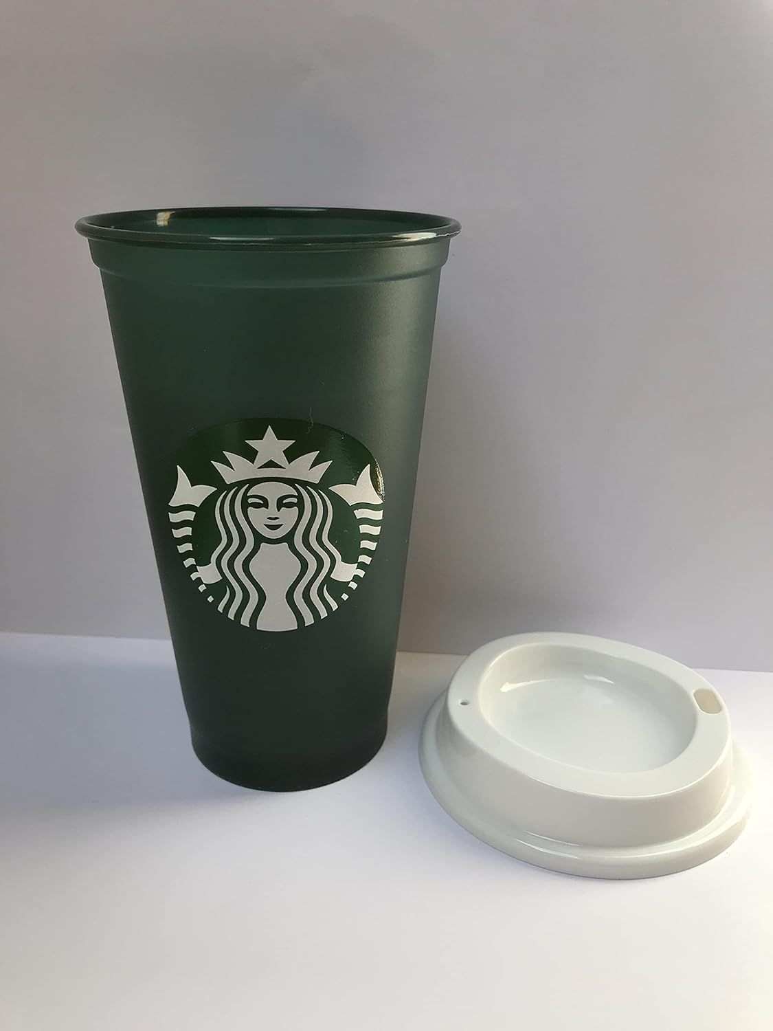 Green Starbucks Reusable Colour Changing Cup, Grande 473 Ml/16 Fl Oz, Green/Red, Limited Edition | 0342815-HP