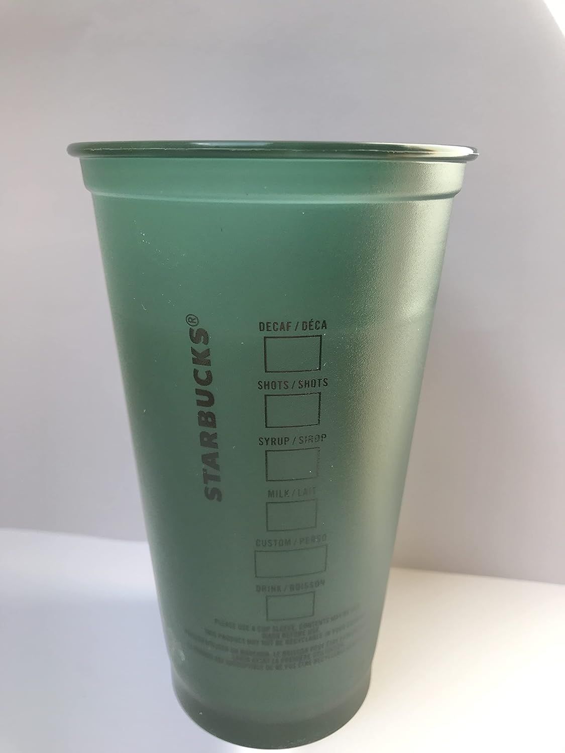 Green Starbucks Reusable Colour Changing Cup, Grande 473 Ml/16 Fl Oz, Green/Red, Limited Edition | 0342815-HP