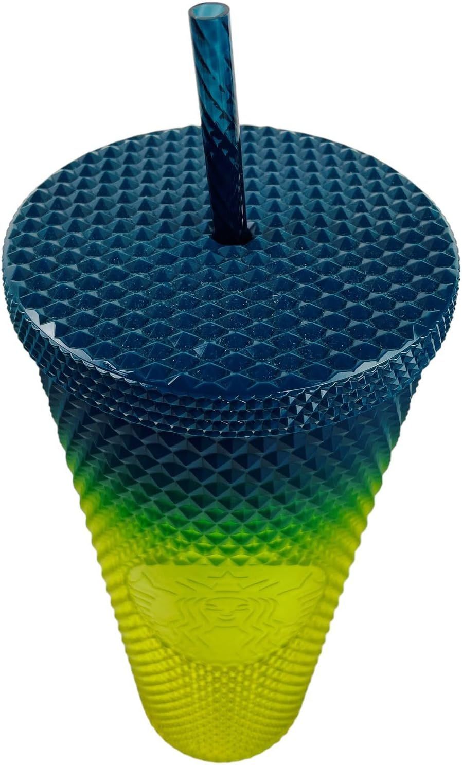 Green Yellow Starbucks 2023 Ombre Green Lemon Yellow Studded Tumbler, 24 Oz, Venti | 7239854-AY