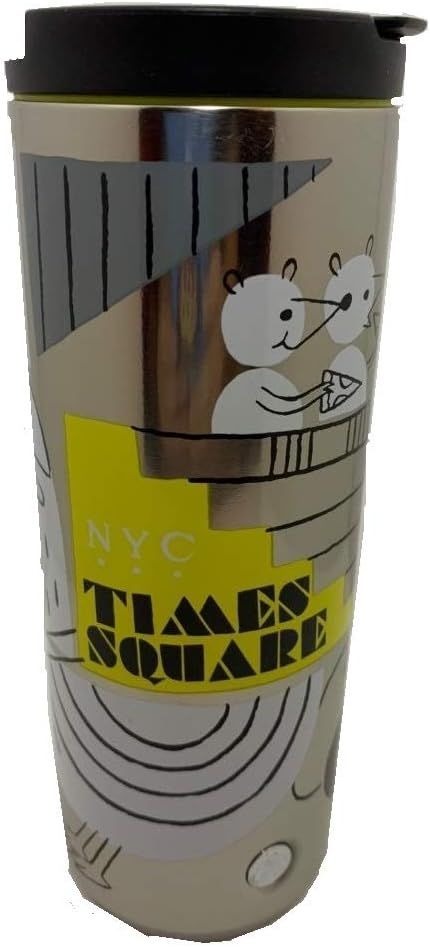 Grey Starbucks Time Square New York City Stainless Steel Tumbler Featuring Pizza Rat | 2786519-BU