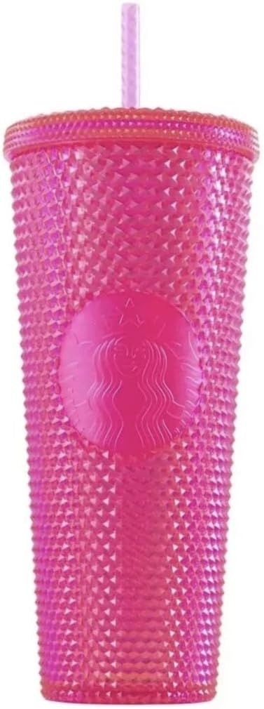 Pink Starbucks 2019 Holiday Studded Tumbler Neon Pink,24 Fluid Ounce | 4539012-GU