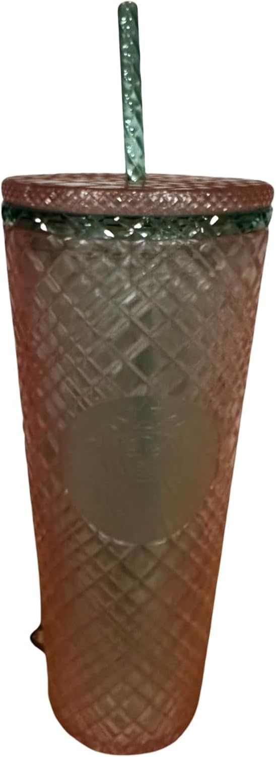 Pink Starbucks 2023 Spring Pink Pearl Jeweled Venti 24oz Tumbler With Straw | 0629417-VL