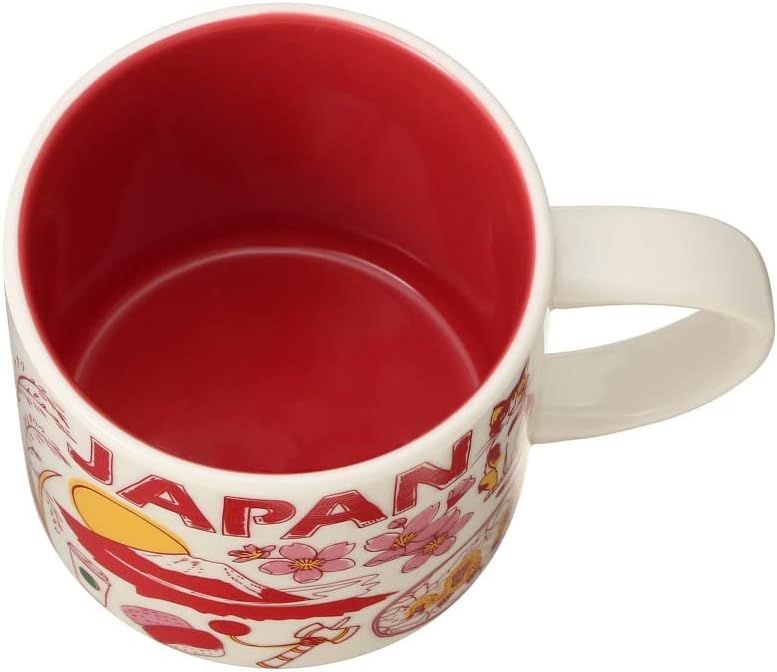 Red Starbucks Been There Series Japan 2021 Ceramic Coffee Mug, 14 Oz | 0917486-HN