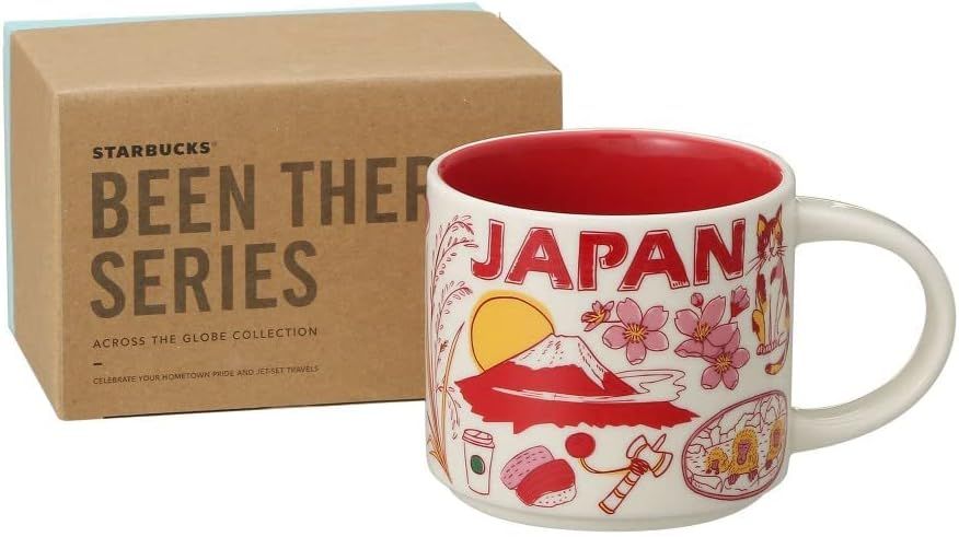 Red Starbucks Been There Series Japan 2021 Ceramic Coffee Mug, 14 Oz | 0917486-HN